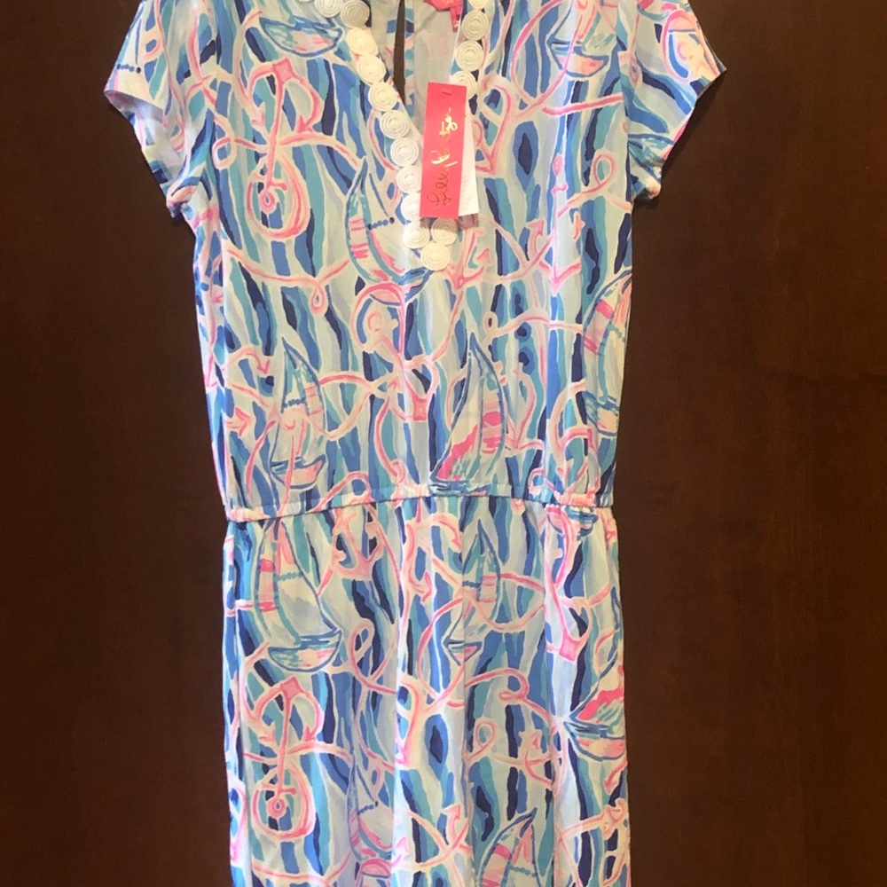 NWT Lilly Pulitzer Reel Nauti Reble Skort Romper